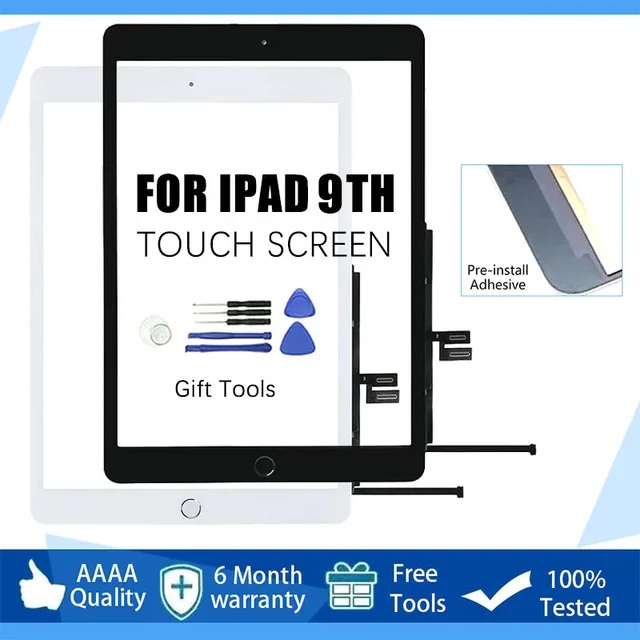 New For Ipad 9 9th Gen 2021 A2603 A2604 Ipad9 10.2 Lcd Outer Touch Screen  Digitizer Front Glass Display Touch Panel Replacement - Tablet Lcds &  Panels - AliExpress