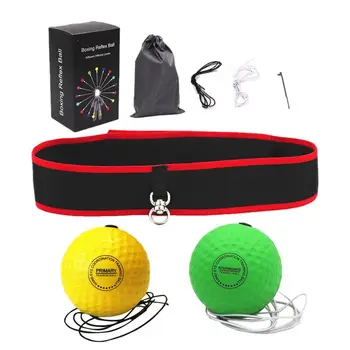 Boxing Reflex Ball Headband Set Children Adults Boxing Training Balls Indoor Training Boxing Supplies Headband For Parks Living