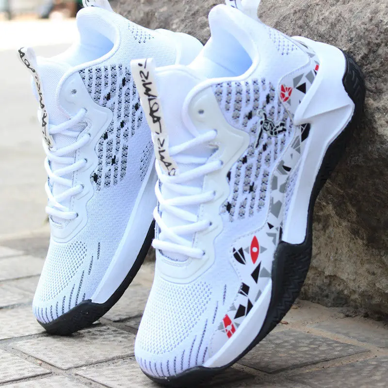 

Basketball Shoes for Men Breathable Cushioning Non-Slip Outdoor Sports Shoes Gym Training Athletic Basketball Sneakers Women