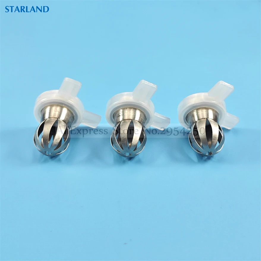 New Coming 3Pcs Magical Mental Moulding Lid For Ice Cream Maker Modeling Cap Nozzle Of Soft Serve Machine Accessory 29mm