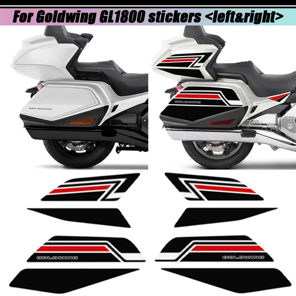 2018-2020 For HONDA Goldwing GL1800 1800 GL Tank Pad Tour Sticker Decal Kit Luggage Trunk Top Cases Windshield Windscreen