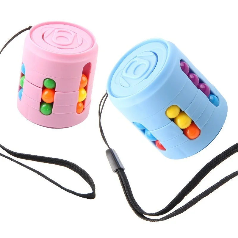 Fidget toys anti stress toys Multiple Functions Fidget Spinner Magic Colorful Beans Finger Spinning Relieves Stress Decompression Tool For Children And Adult