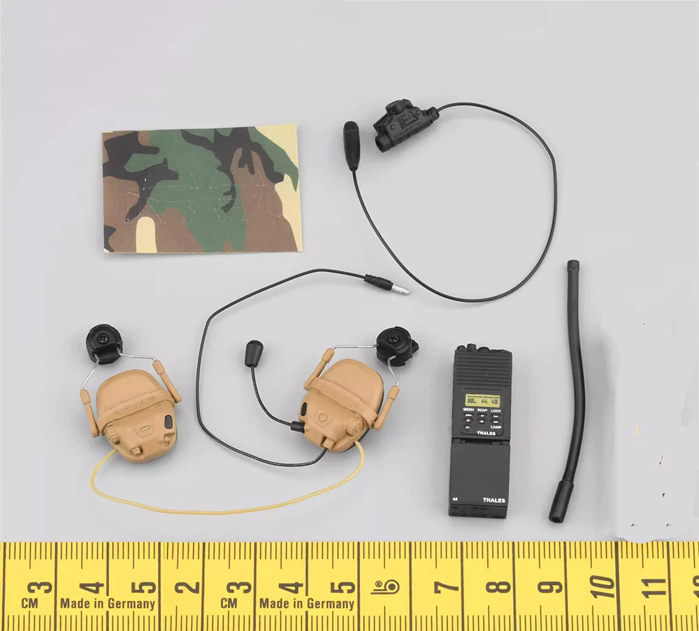 

Easy&Simple 1/6th ES 26043S 26043SW 20643 SD Maritime Raid Force Free Fall Insertion Headset Communication Phone Model