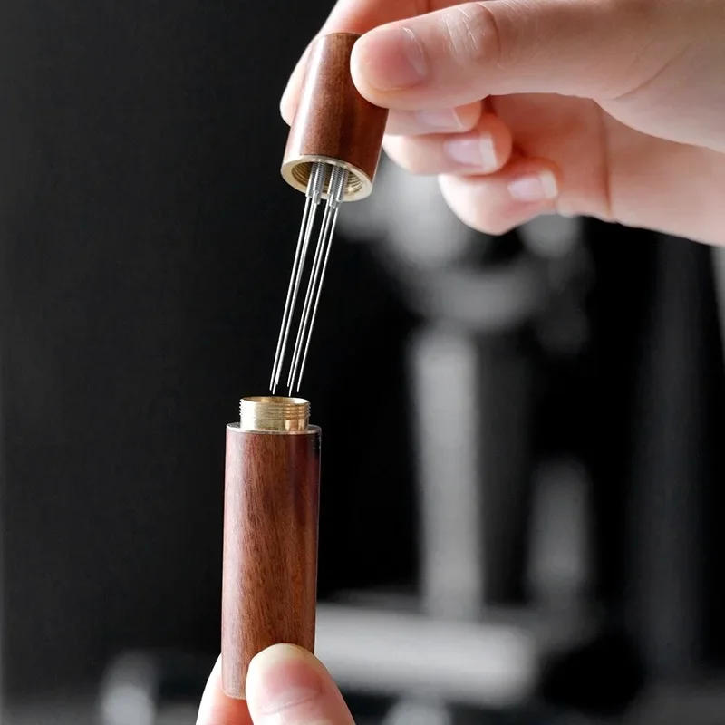 Stainless Steel Coffee Powder Tamper Espresso Powder Stirrer Distributor Leveler WDT Tools Cafe Barista Accessories