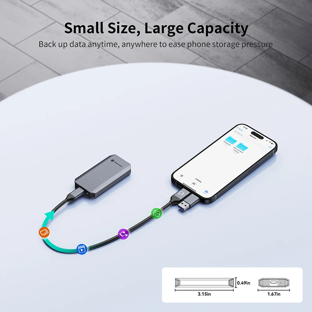 요타마스터 YM5 PSSD 휴대용 SSD 512GB 1TB 2TB 타입 C 500Mb/s 외장 솔리드 스테이트 디스크 5Gbps mSATA 하드 드라이브 알루미늄 PC