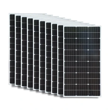 Rigid 1000W 600W 500W Solar Panel Photovoltaic Module 400W 300W 200W 100W 19.8V Monocrystalline Solar Panels Battery Charger 1