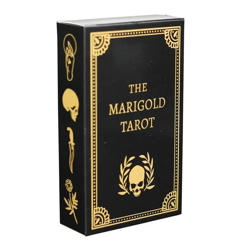 12X7cm The Marigold Tarot Card Game Gathering Chess Game Fortune Telling Divination Oracle Card Leisure Table Game