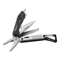 Multitool Pocket with Screwdriver & Self-locking Pliers - 9-in-1 Stainless Steel Survival Bot 1