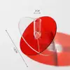 1Pc Flower Vase Elegant Durable Unique Design Vase Ornament Acrylic Shatterproof Vase for Weddings Home Office Decorations 6