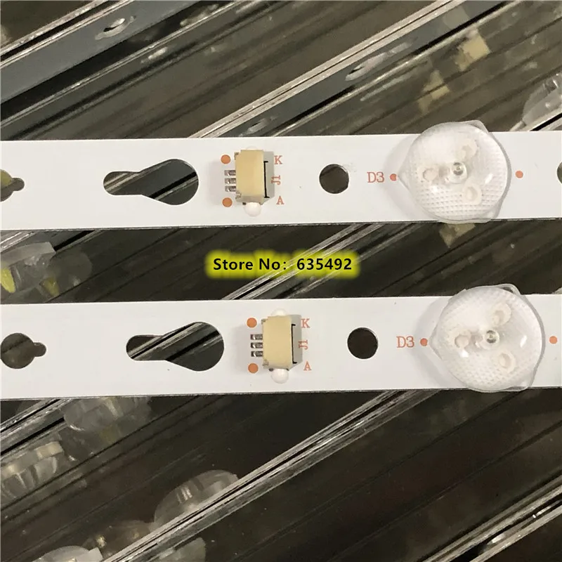 New LED Strip L32A640VTE L32A645VTE TCL32D05-ZC22AG-17 303TC320040 17E 303TC320047E L32M5-5ARU 32HT3001 32HD3101 32HD3306