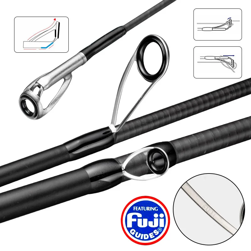 JOHNCOO Basser Spinnestang 1,95m 2,1m ML M Action Bass - Image 5