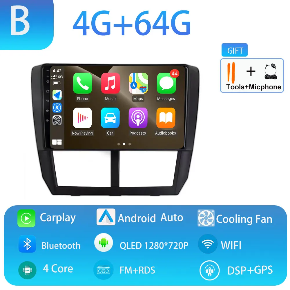 B 4GB 64GB