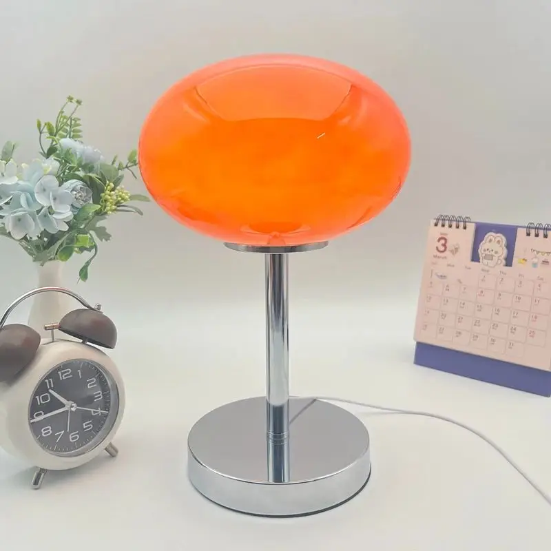 

Girl Bedside Lollipop Bedside Lamp Decoration Bedroom Bedside Desktop Decorative Night Light Atmosphere Simple Desk LED Lamp