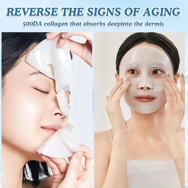 1/3/5/10PCS Bio Collagen Face Mask Moisturizing Fade Face Fine Line Lift Firm Skin Anti-Aging Brighten SkinCare Korean Cosmetics 4