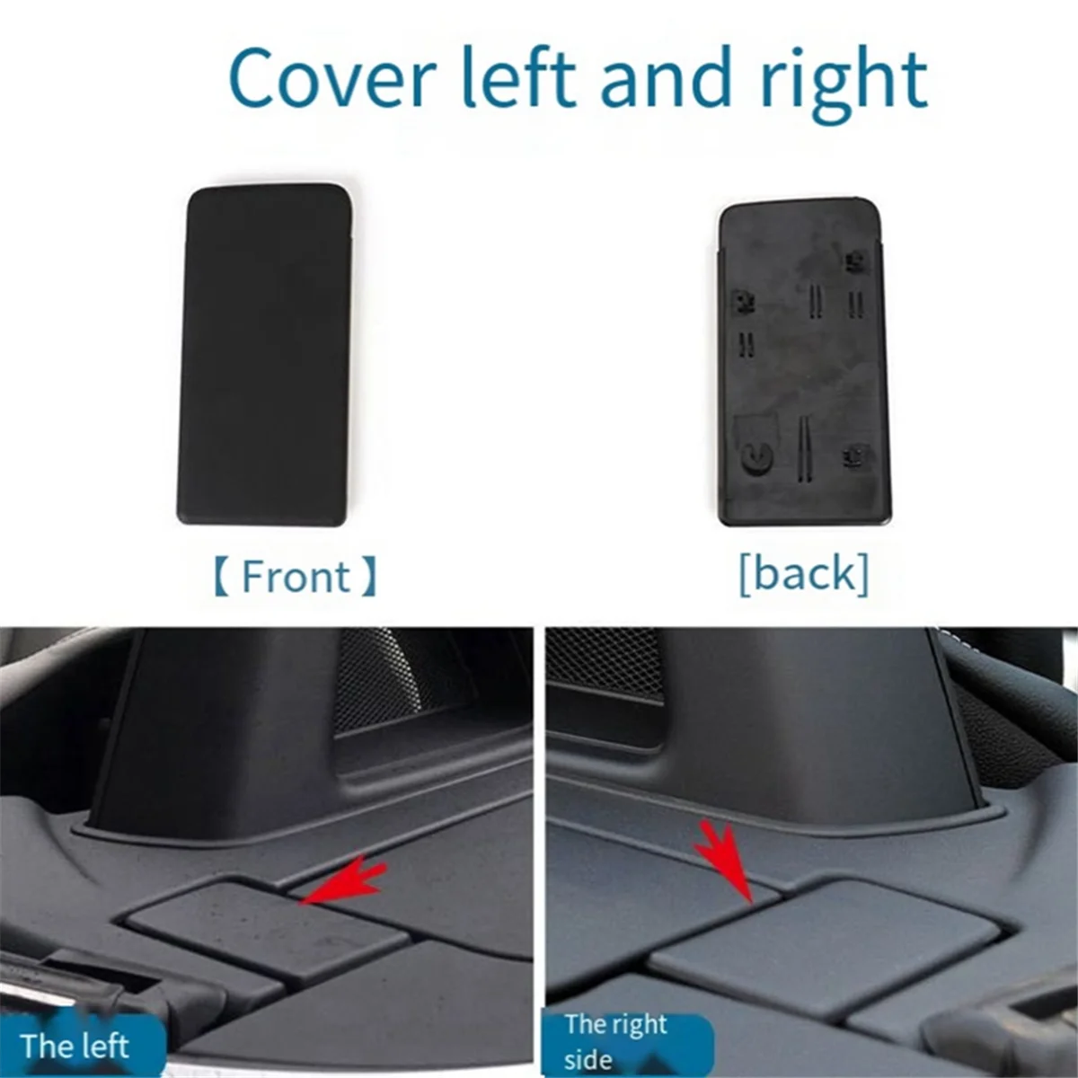 Car Convertible Left Rear Platform Cover for W172 Rear Platform Hinge Cover A1726903800 1726906800