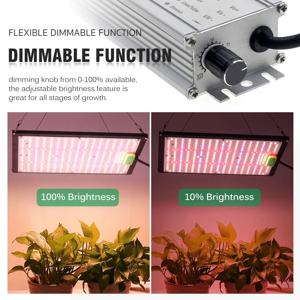 Led Grow Light 120W 240W Full Spectrum Dimmable Phytolamp LM301H Chips for plants in grow tent greenhouse grow box led grow light grow light