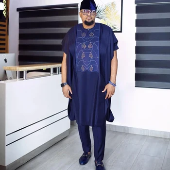 Mustapha Embroidered Agbada Outfit