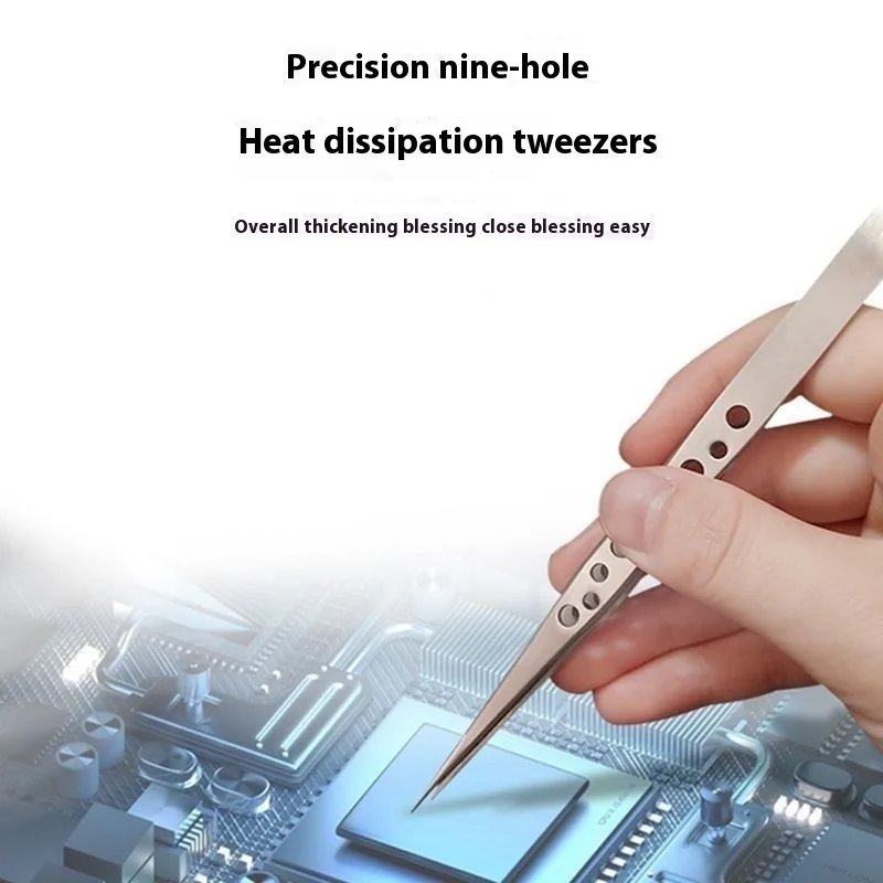 Electronics Industrial Tweezers Anti-static Curved Straight Tip Precision Stainless DIY Hand Tools Sets Forceps Phone Repair precision tweezers tweezer tool esd anti static tweezers phone repair tweezers