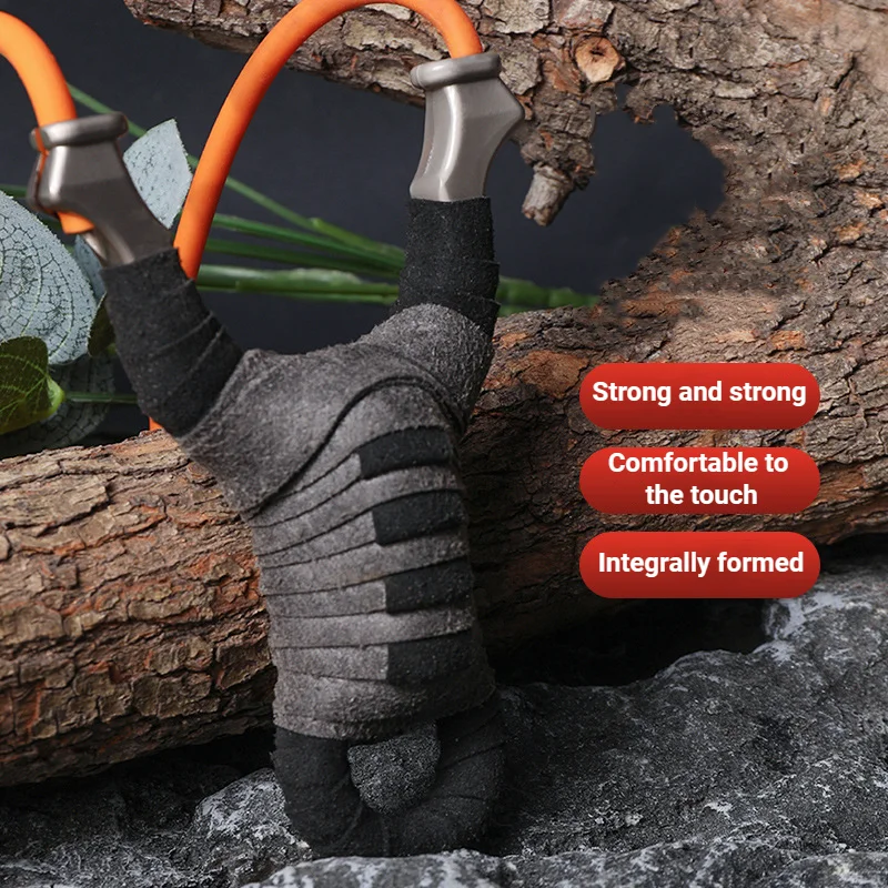 

High Precision Shooting Alloy Slingshot With High-Quality Rubber Band Outdoor Sports Hunting Slingshot Game Toys