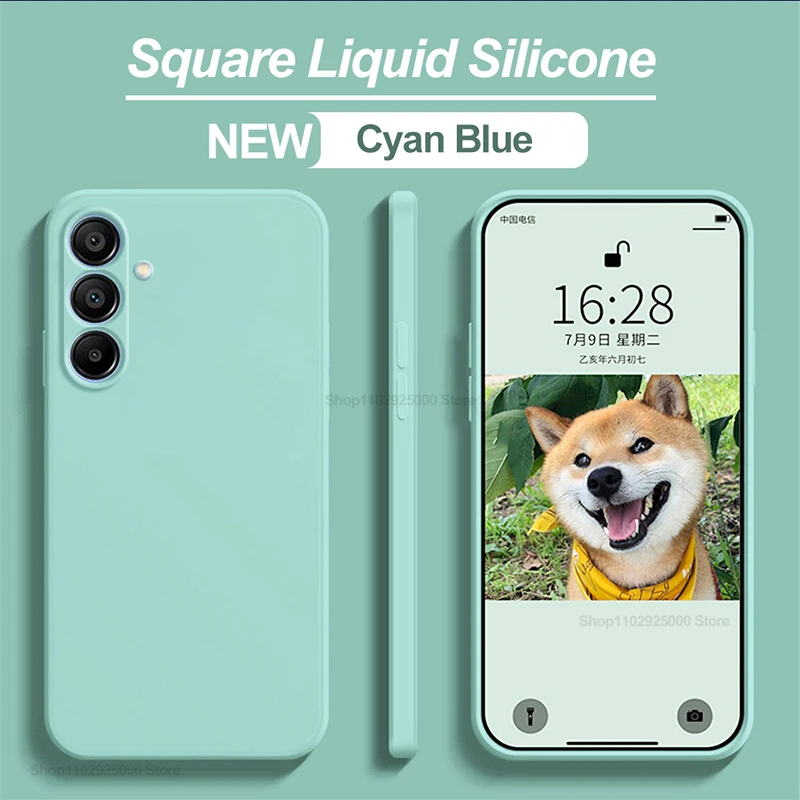 Original Liquid Silicone Shockproof Phone Case - Soft Cover