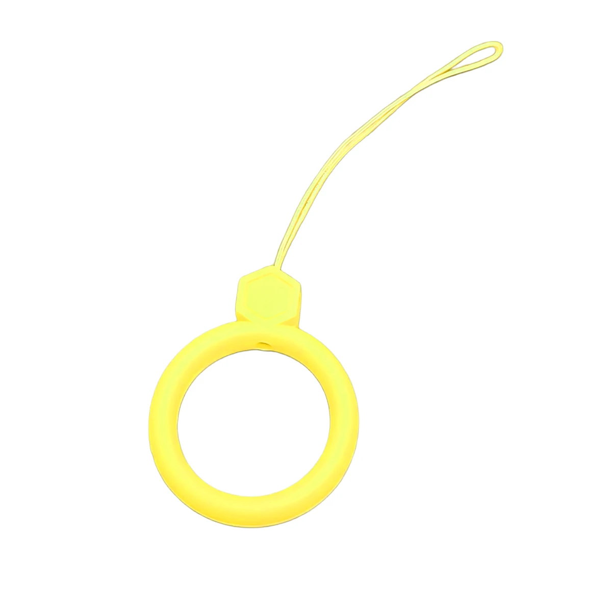 Soft Silicone Wrist Strap Lanyard Keychain