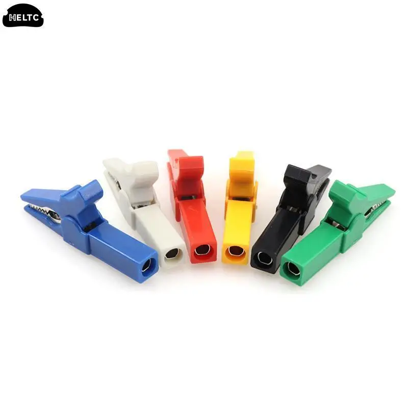 55MM Alligator Clips 1/2/5Pcs Electrical DIY Test Leads Alligator Crocodile Clips Roach Clip Clamps Test Jumper Wire