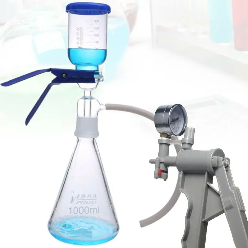 Lab Medical Glassware Vacuum Filtration Membrane Buchner Funnel Flask