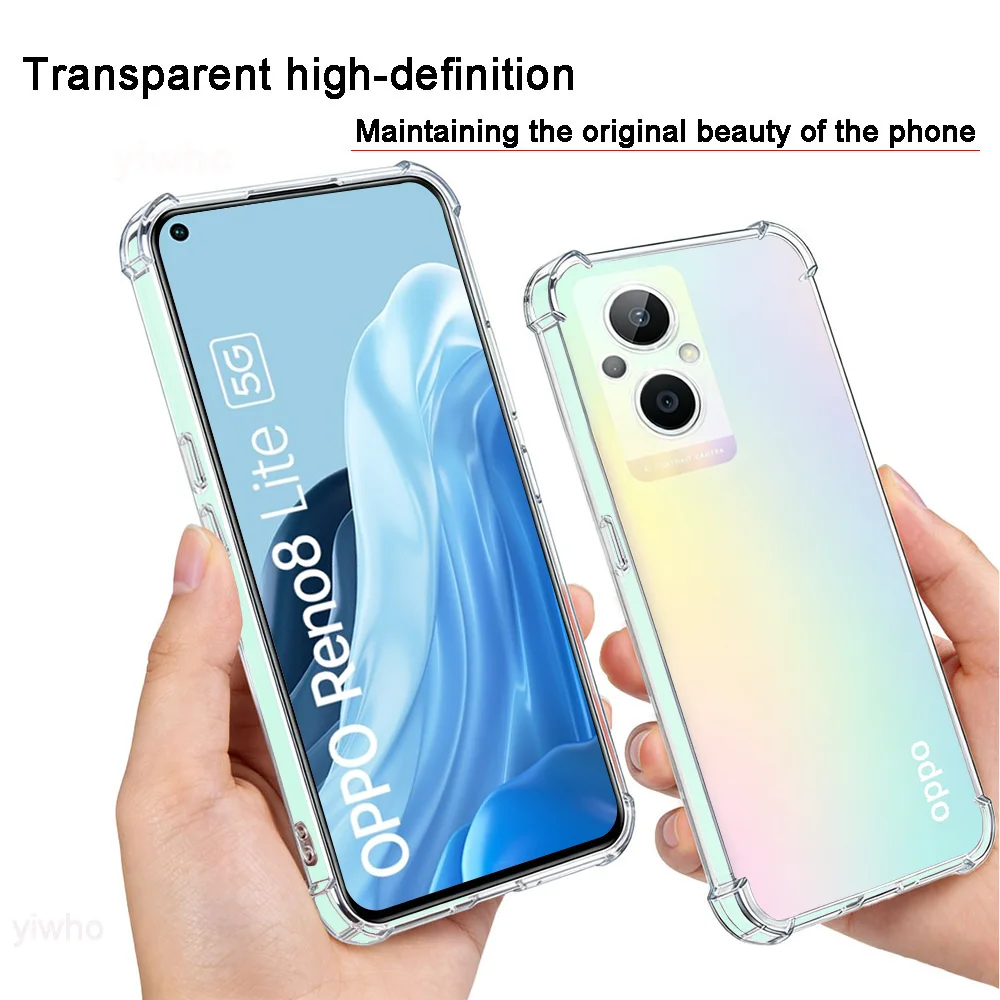 Transparent Shockproof TPU Phone Case - Clear Back Cover