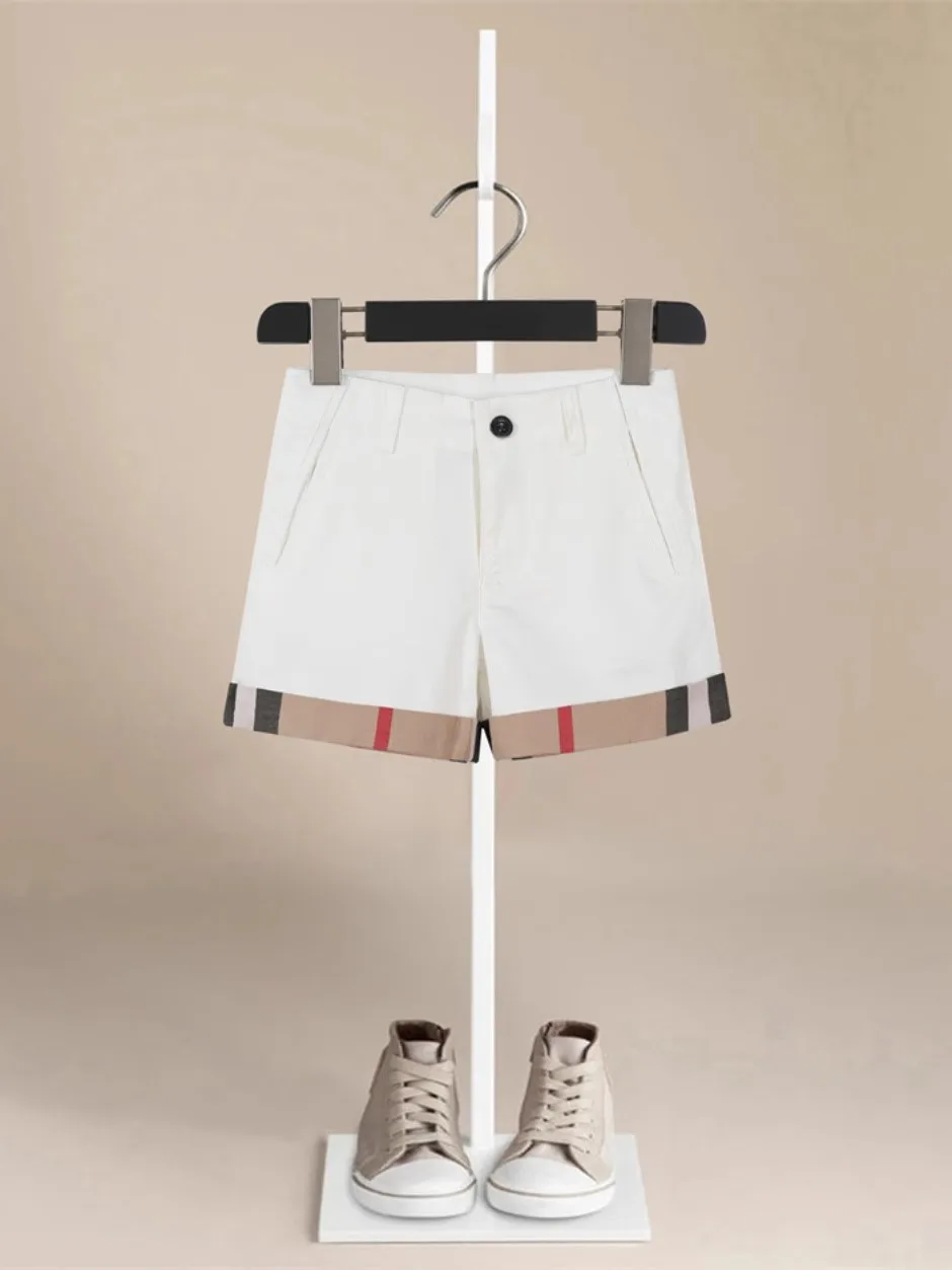 Summer Baby Boys Shorts 1-10Y Cotton Kids Causal Short Solid Color Sport Beach Clothing