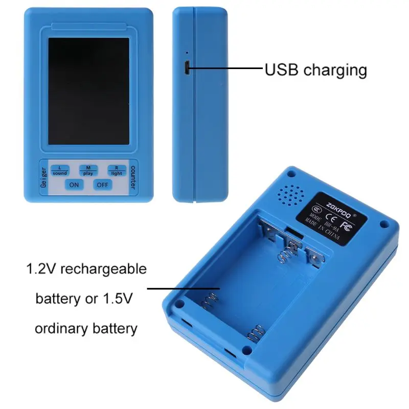 Professional Electromagnetic Radiation Detector Dosimeter Monitor Radiation Tester EMF Meter BR-9A 4