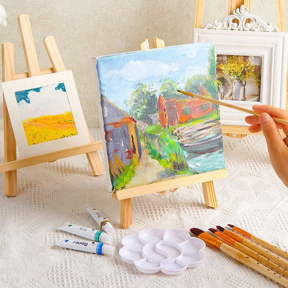 Painting Canvas Board Artists Blank Mini for Acrylic Oil Paint DIY Craft Students Accessories