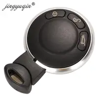 jingyuqin 3 Button Smart Remote Key Case Fob Shell Replacement Keyless Entry Remote Key Cover For BMW Mini Cooper R56 CLUBMAN 2