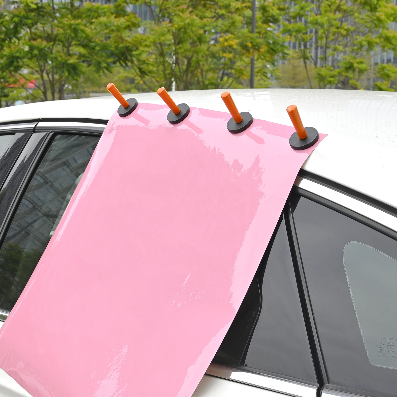 2/4/8/10pcs Carbon Wrap PPF Strong Magnet Holder Car Window Tint Foil Sticker Fix Tool Auto Paint Vinyl Install Fixer Aid
