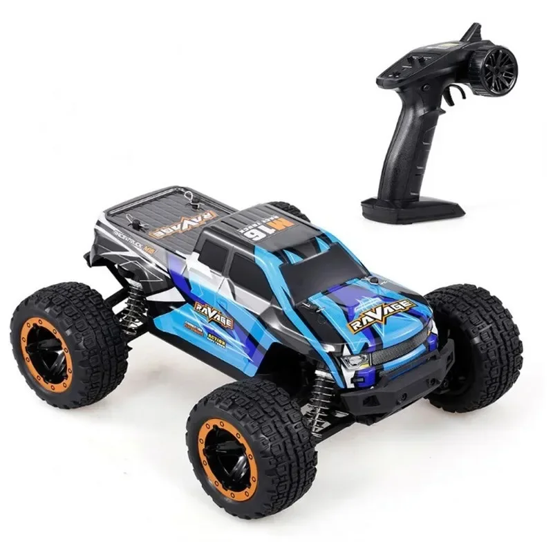 16889A-Pro 1/16 2.4G 4WD 45km/h RC Car Brushless Motor Vehicle with LED Light Electric Off-Road Truck RTR Model VS 9125 12428 2
