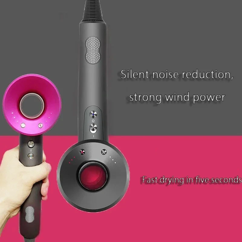 1500W 3th Gear Professional Hair Dryer Hot Cold Wind Air Brush Hairdryer Negative Lonic Blow Dryer Strong PowerDryer Salon Tool