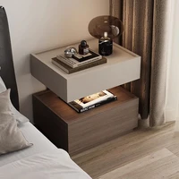 Table De nuit De rangement tiroir Simple Table De chevet De luxe moderne minimaliste Mesitas De Noche Para El dortoir meubles chambre 1