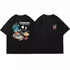 C0leman Fashion Casual Short Sleeve T-shirt Printed Fun Men's Cotton Short Sleeve  Summer New Show Outdoor Loose Couple Clothes 4