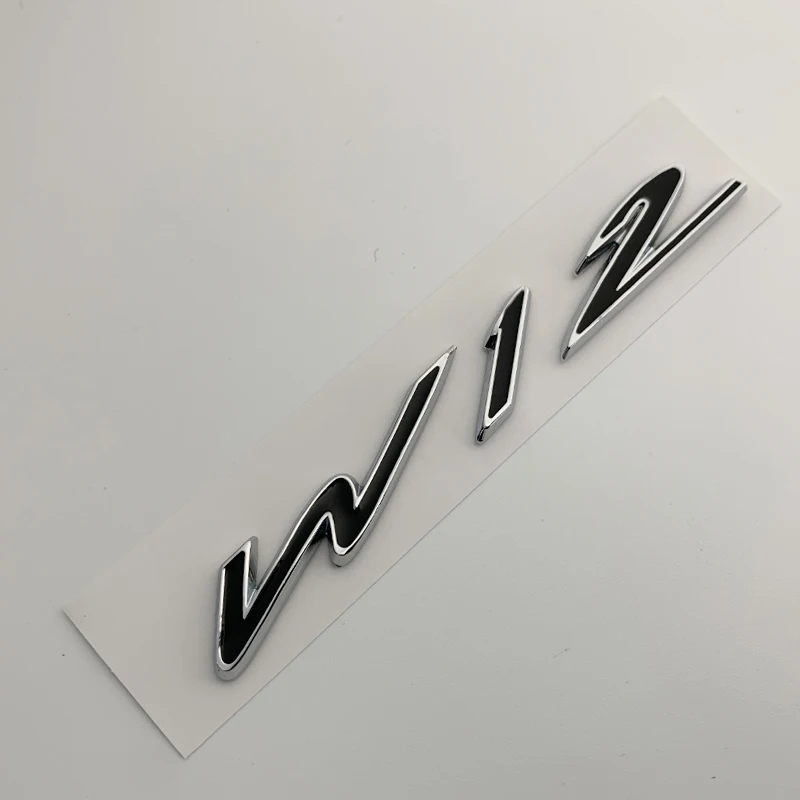 

For Bentley Flying Spur Mulliner Continental GT Bentayga Accessories Car Metal W12 Logo Trunk Fender Badge Emblem Decals Sticker
