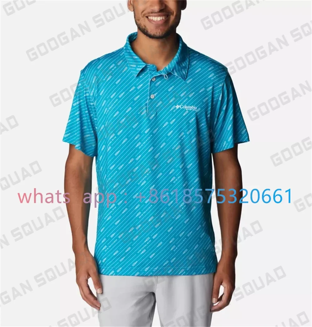 

Men's PFG Super Slack Tide™ Stretch Polo Golf Shirt Summer Sports Jersey Golf Tops T-shirt Quick Dry Breathable Polo Shirts