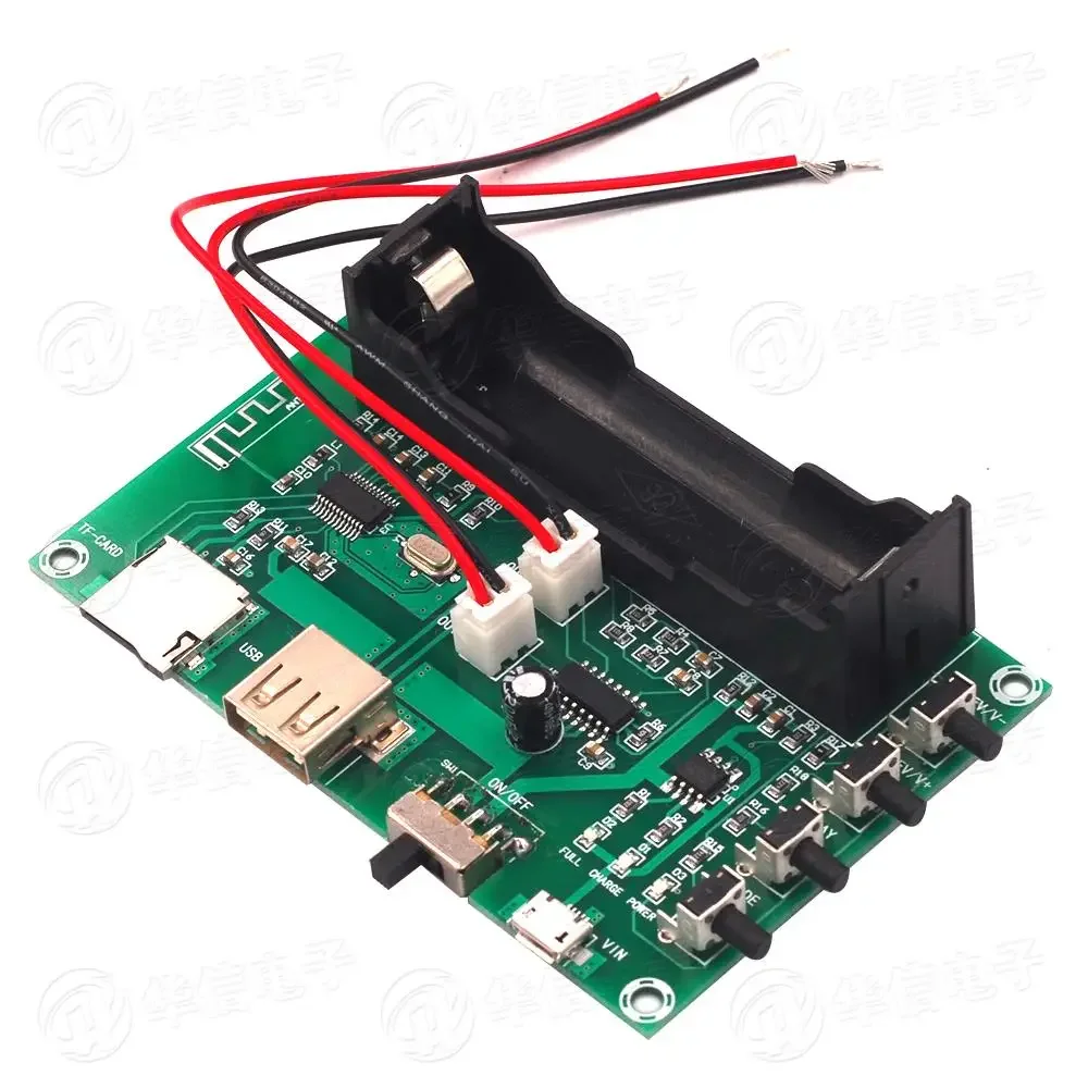 XH-A150 Digital Bluetooth Amplifier Board Pam8403 on-Board Lithium Battery MP3 for Elderly Rechargeable Double Channel 10W