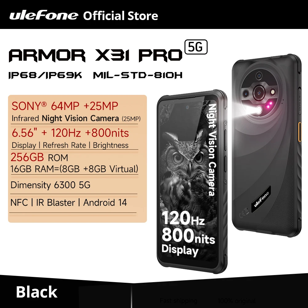 スマートフォン本体 Ulefone Armor X31 Pro 5G Amazon.com: Ulefone Armor X31 Pro 5G Rugged Phone, MTK