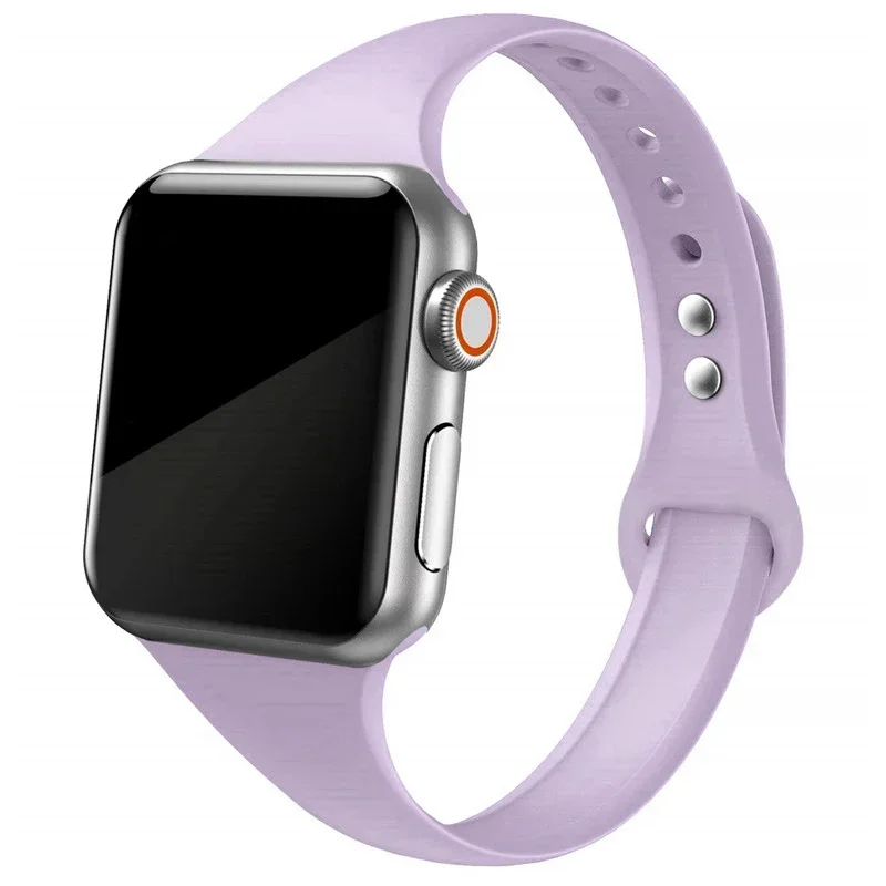 Slim Silicone Sport Watch Bands - Enhanced Comfort and Style