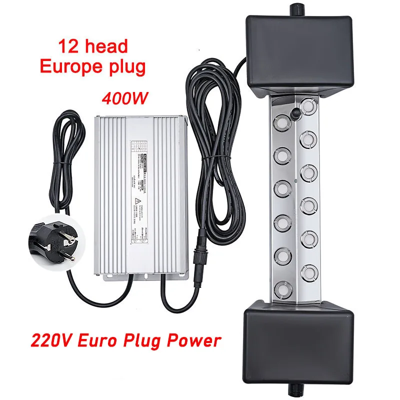 110 V/220 v 4/6/8/10/12 ヘッド超音波ミストメーカー噴霧器ステンレス