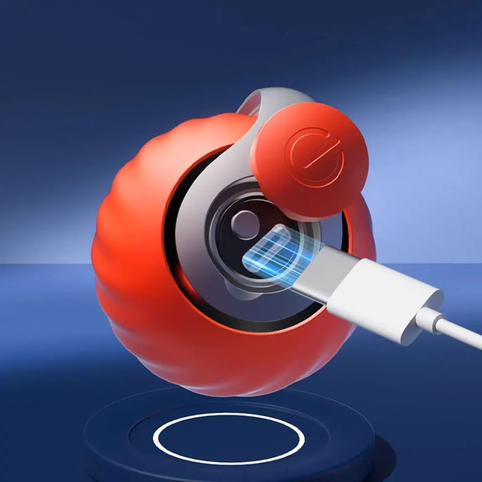 Générique Jouet pour Chien, Speedy Tail 2.0, 2025 Jouets Interactifs pour Chats, Jouet Intelligent pour Chat, Balle Roulante Automatique pour Chats Et Chiens (Bleu*2