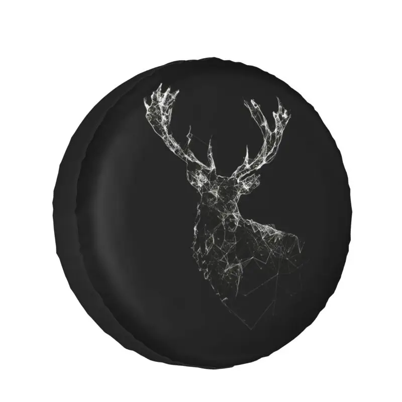 

black cat 3D Spare Tire Cover Dustproof Waterproof UV Sun Wheel Tire Cover Suitable for Jeep, Trailer,