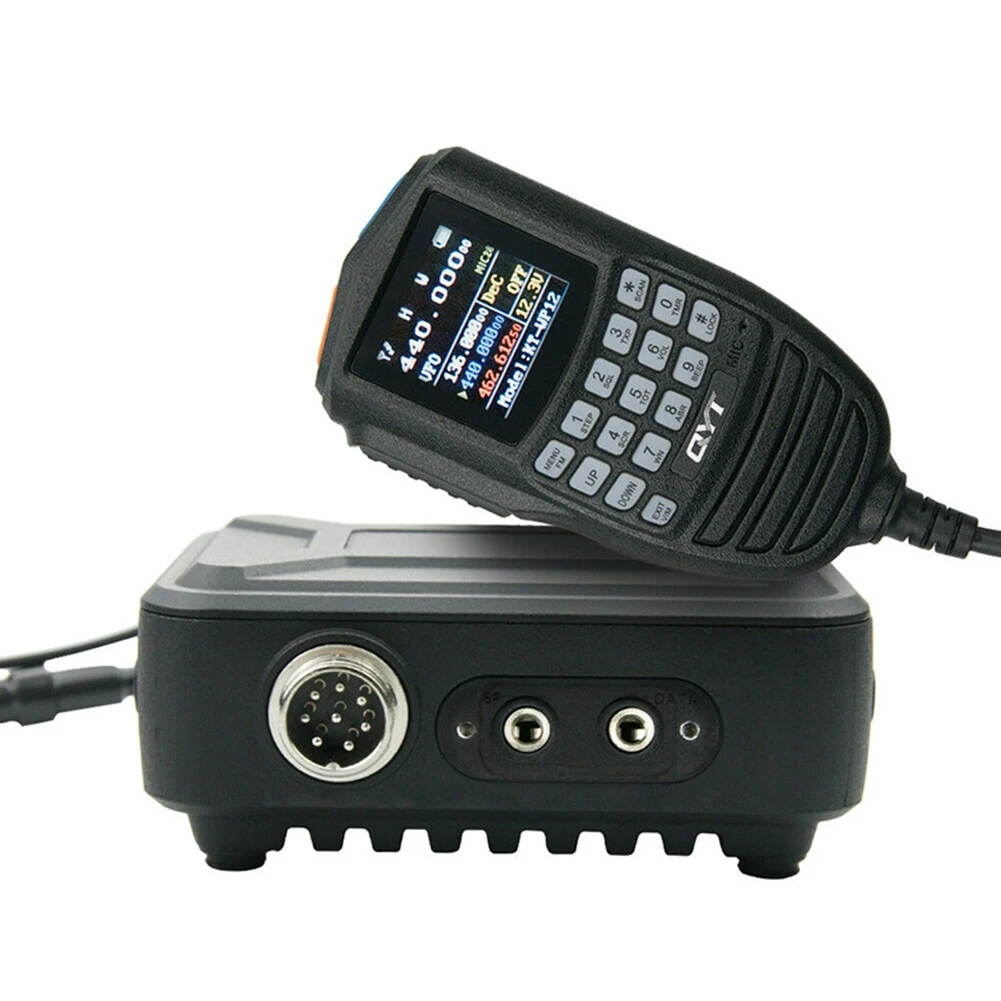 WP-12 Mini Mobile Radio FM Transceiver 25W 200 Channels VHF UHF Dual Band Car Radio Station YDH