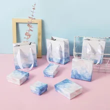 

10pcs Net Cloud Jewelry kraft Box Wholesale Color Package Carton Small Gift Box Wigs Blank Corrugated Box