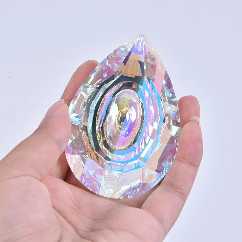 Hanging Crystals Prism Suncatcher Chandelier Parts for Windows Decoration