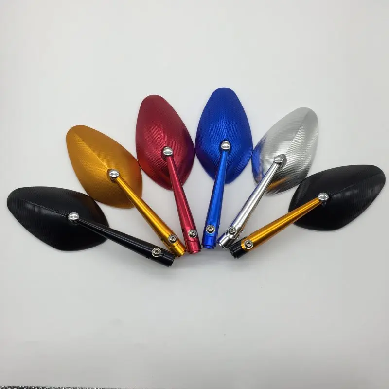 

Adjustable Motorcycle Handlebar Rearview Mirror CNC Aluminum Alloy Electric Scooters Rear View Mirror Side Mirrors Accessories