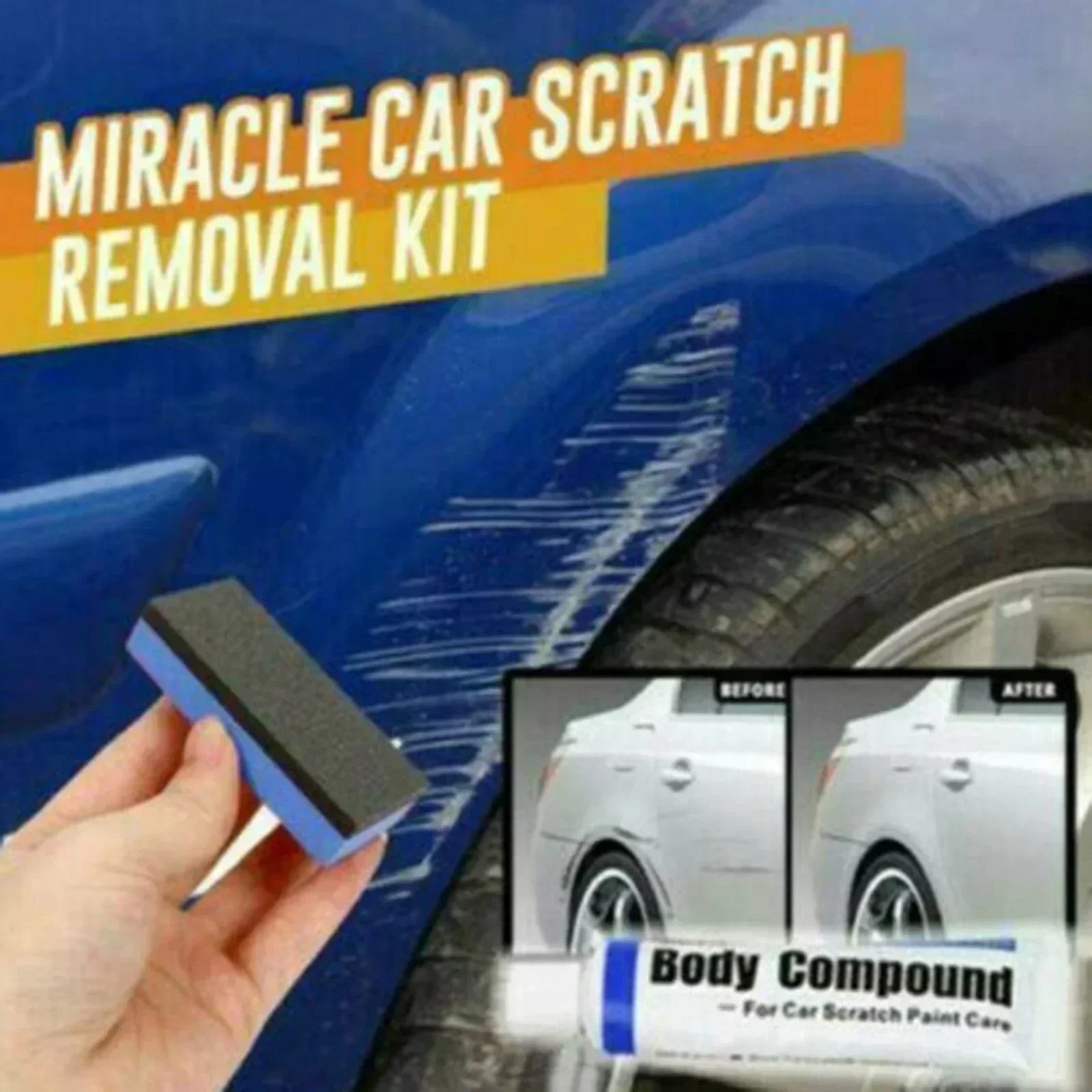Car Scratch Remover Paint Care Tools Scratch Repair Polishing Kit Compound Paste Paint Repair Accessories Car Tool